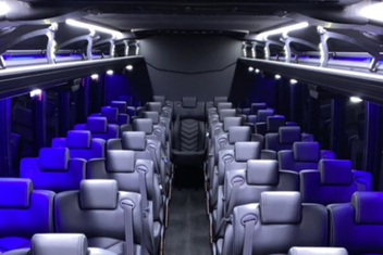 Fishers Charter Bus Interior