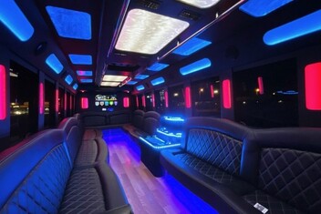 Fishers Limousine Bus Interior